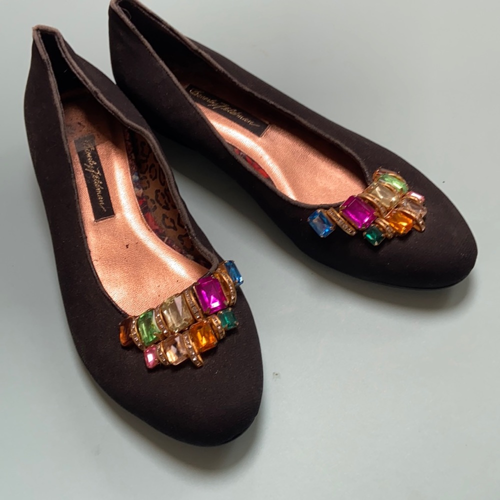 Beverly Feldman black ballet shoes